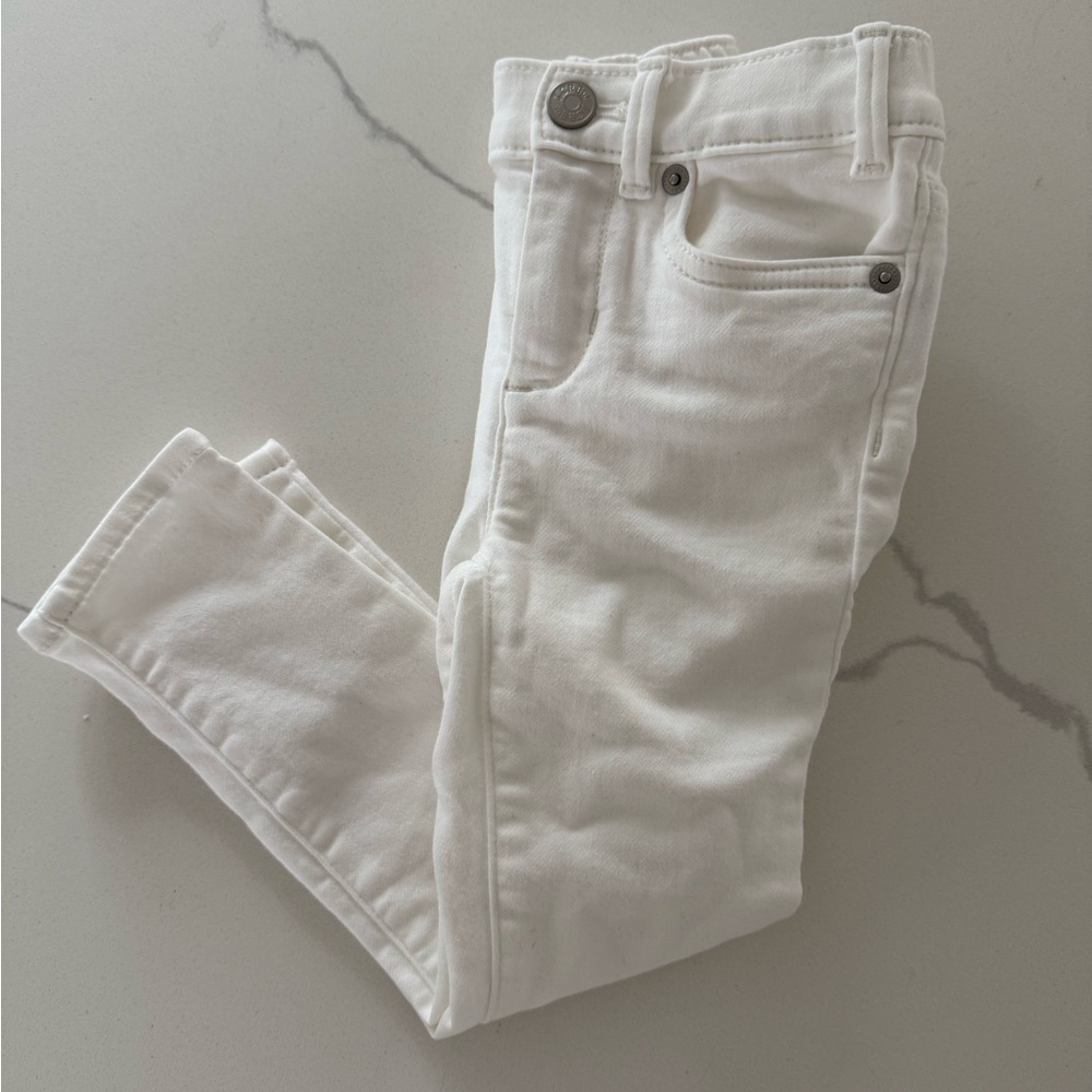 Crewcuts White Denim Runaround Jeans